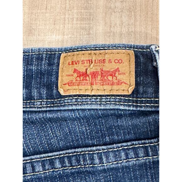 Levi Strauss & Co. 535 Denim Legging Jeans Zipper Hem Medium Wash Womens Size 7M - Picture 4 of 14